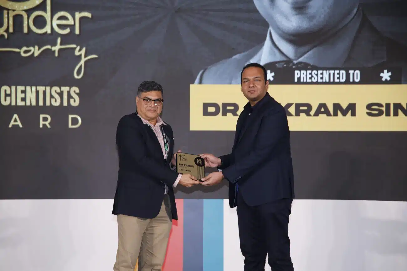 Award: 40 Under 40 Data Scientist — MLDS 2025